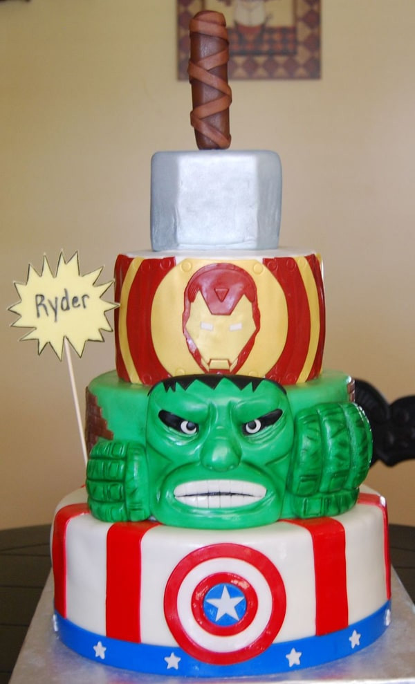 Avengers Birthday Cake
 10 Awesome Avengers Cakes Pretty My Party