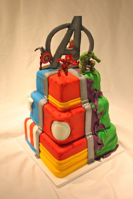 Avengers Birthday Cake
 Avengers Birthday Cakes and Cupcakes