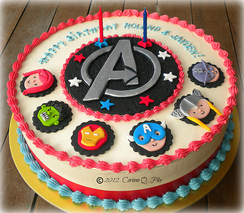 Avengers Birthday Cake
 Avengers Birthday Cakes and Cupcakes