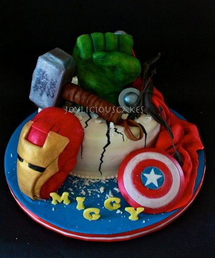 Avengers Birthday Cake
 Avengers Birthday Cakes and Cupcakes