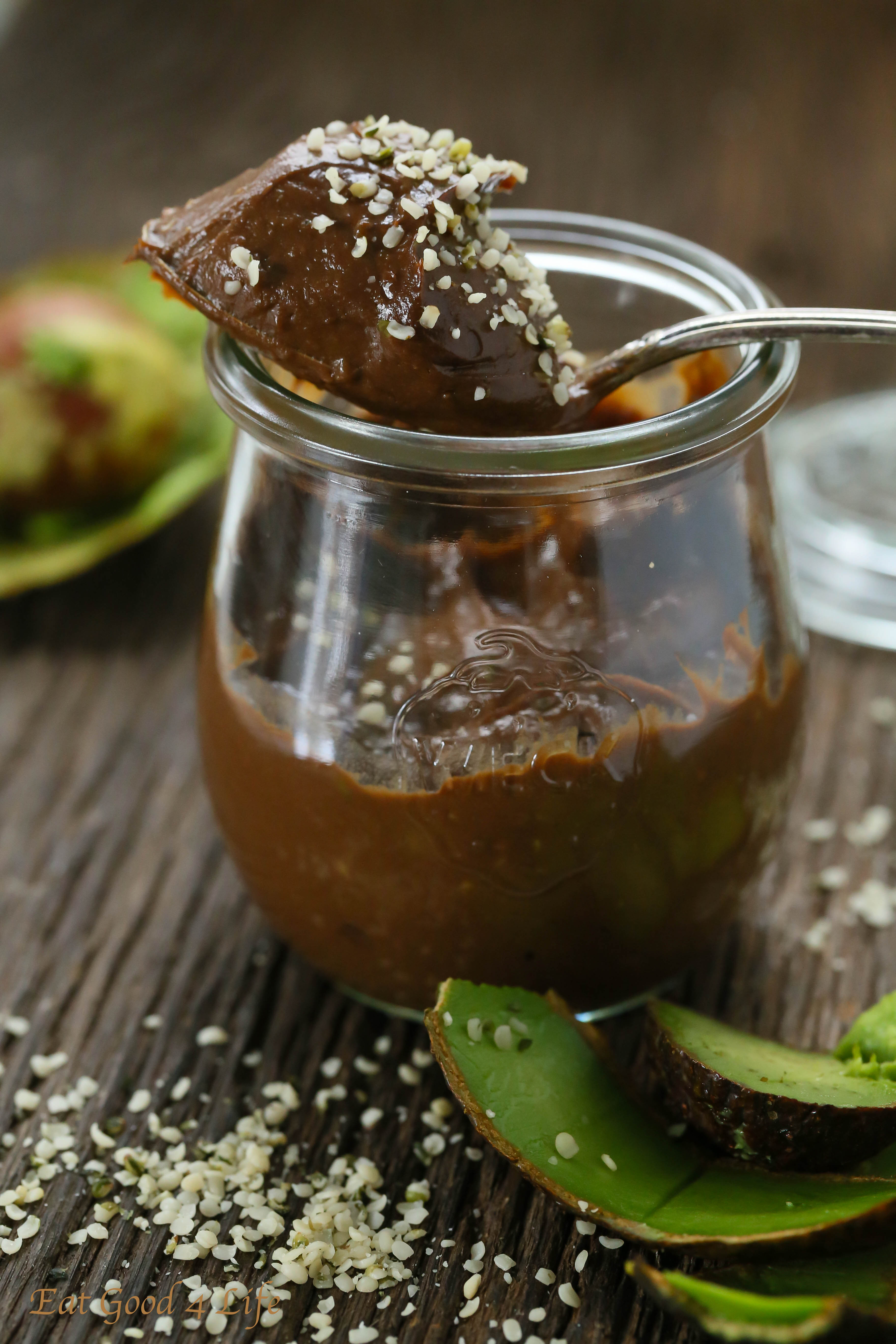 Avocado Chocolate Mousse
 Irish cream avocado chocolate mousse