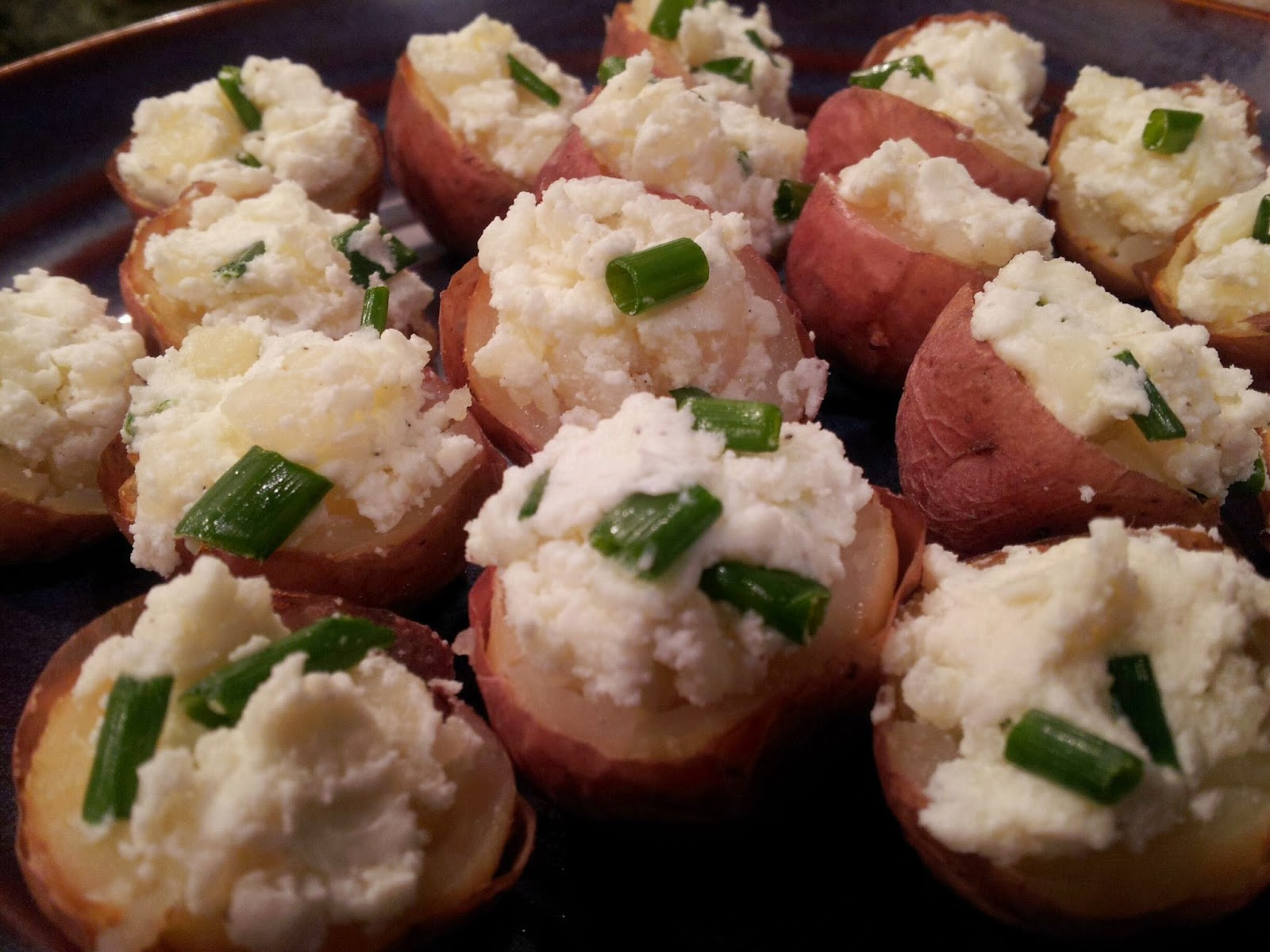 Baby Red Potato Recipes
 Sets and Recipes Baby Red Potatoes with Goat Cheese and