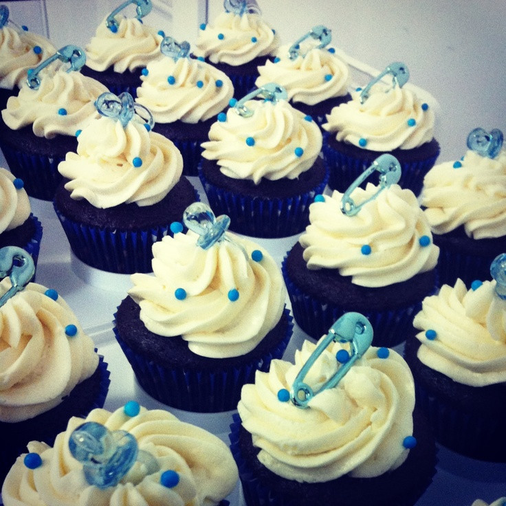 Baby Shower Cupcakes For Boys
 Living Room Decorating Ideas Baby Boy Shower Cupcakes