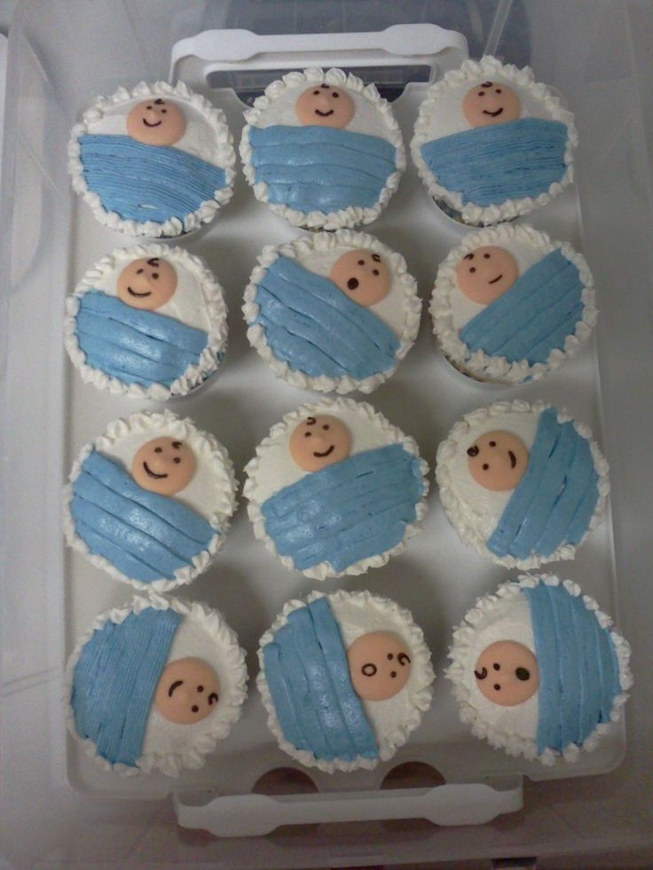 Baby Shower Cupcakes For Boys
 1000 images about baby shower cakes on Pinterest