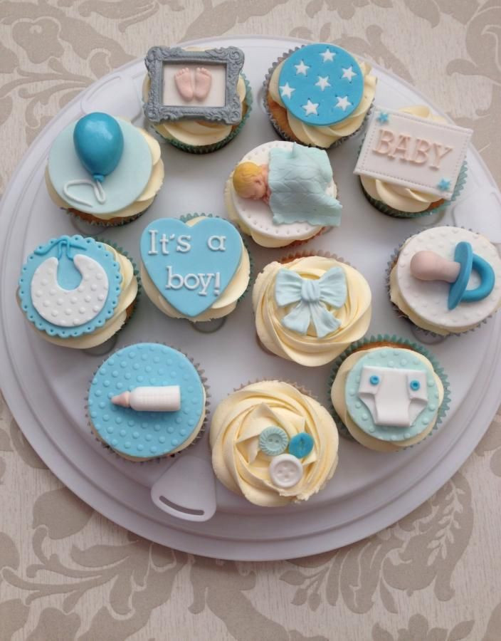 Baby Shower Cupcakes For Boys
 Baby shower cupcakes