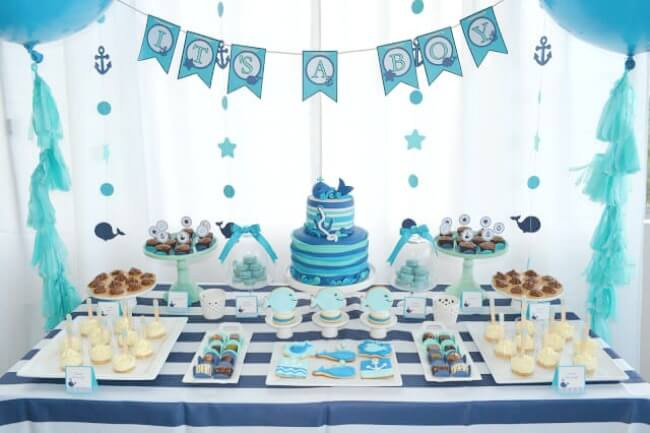 Baby Shower Dessert Table For Boy
 Boy Baby Shower Sweets Table Ohio Trm Furniture