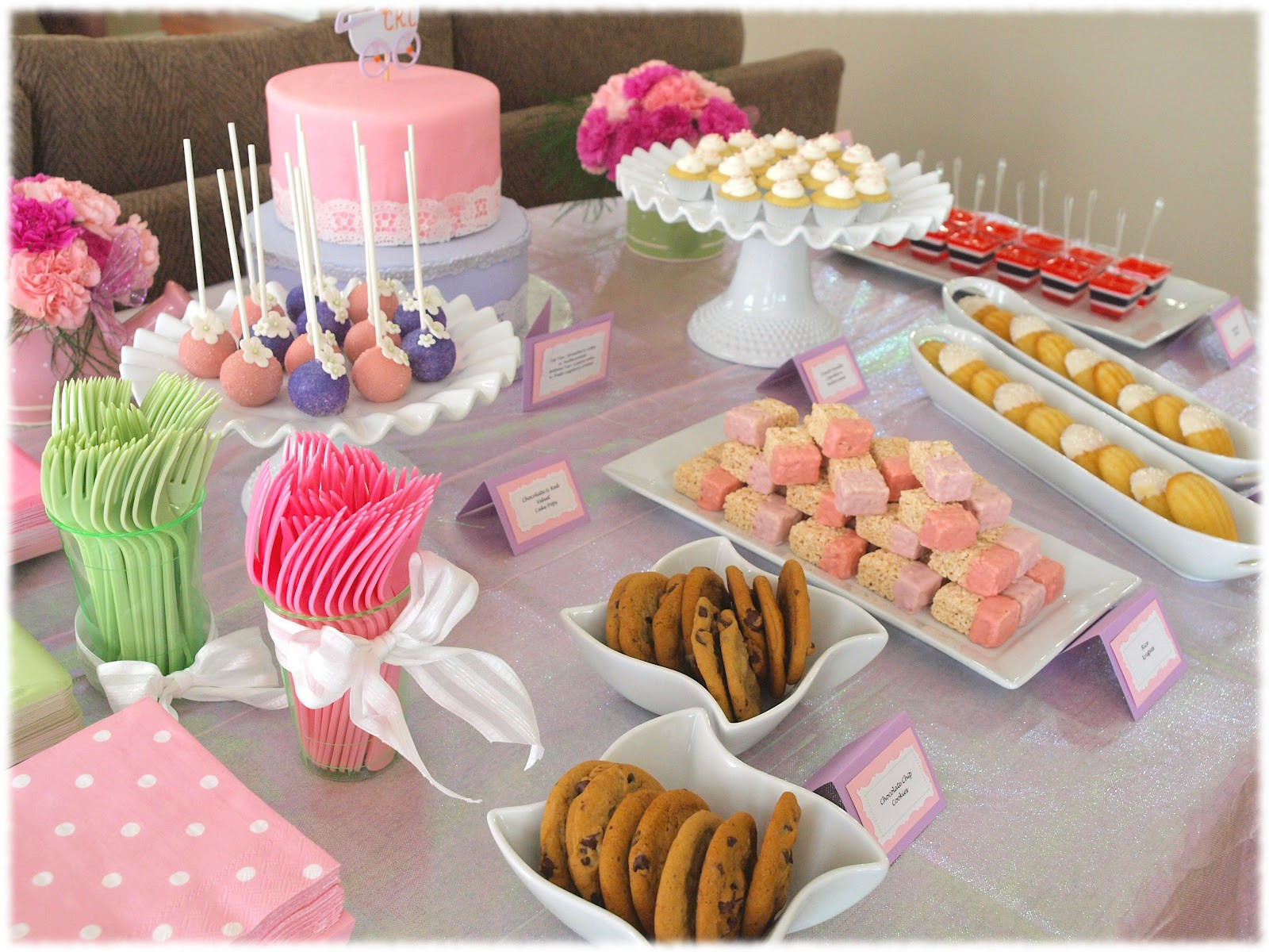 Baby Shower Desserts
 oc pop shoppe A Sweet Baby Girl