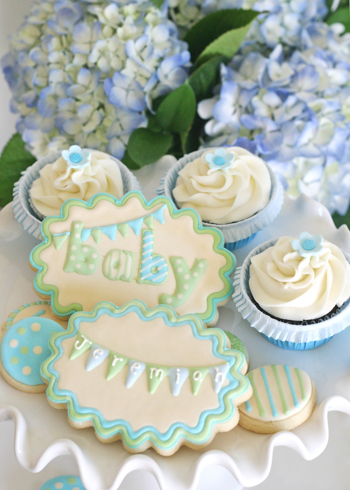 Baby Shower Desserts
 Vintage Bunting Baby Shower – Glorious Treats