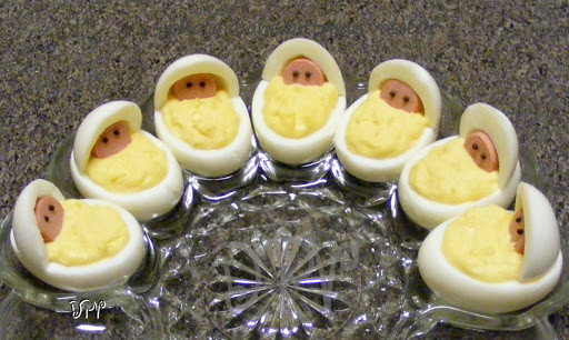 Baby Shower Deviled Eggs
 Newborn Babies Deviled Eggs Baby Shower by Diane V Key