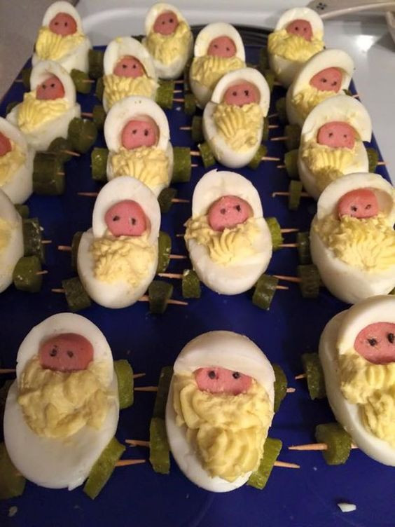 Baby Shower Deviled Eggs
 Baby Shower Appetizer Rosemary s Baby Frank