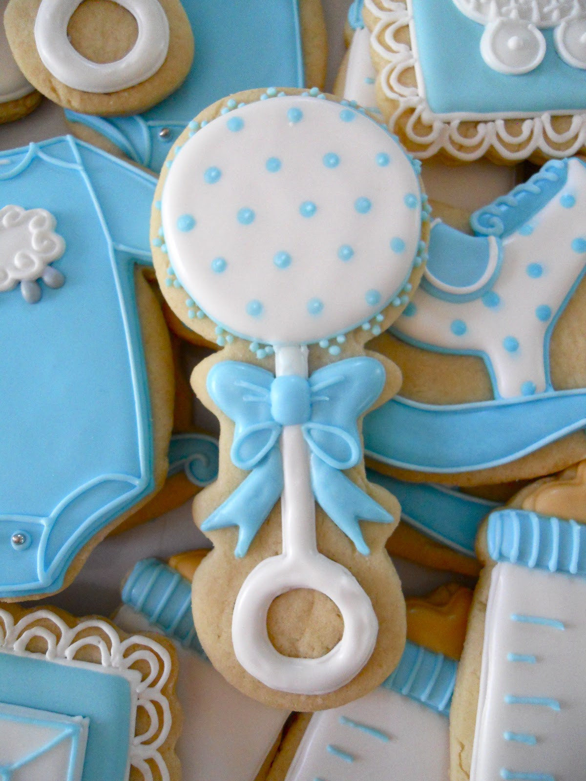 Baby Shower Sugar Cookies
 Oh Sugar Events Little Boy Blue