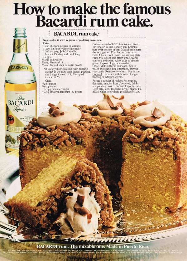 Bacardi Rum Cake Recipe
 Bacardi Rum Cake – Martone Recipes