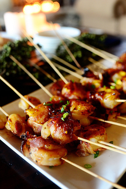 Bacon Appetizers Pioneer Woman
 Skewers of Glory