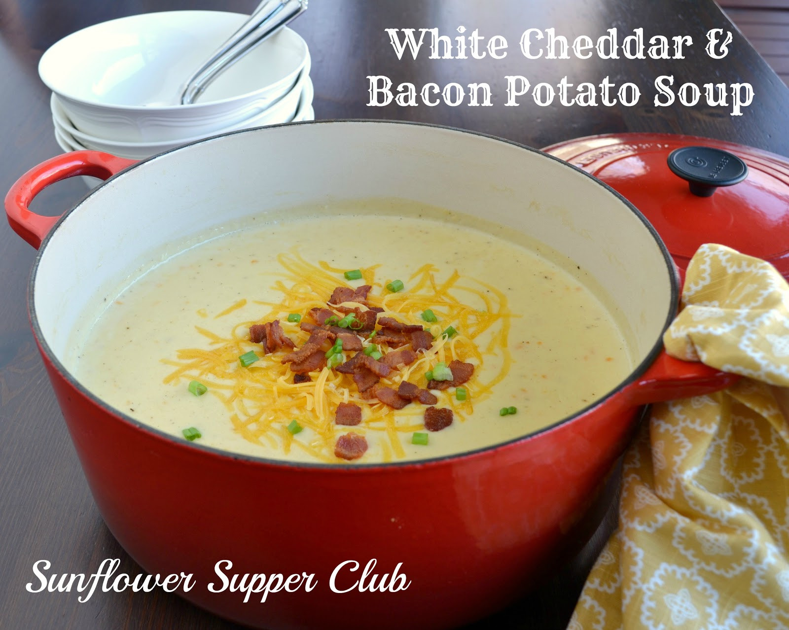 Bacon Cheddar Potato Soup
 Baked Potato Soup With Bacon ion & Cheddar Recipe