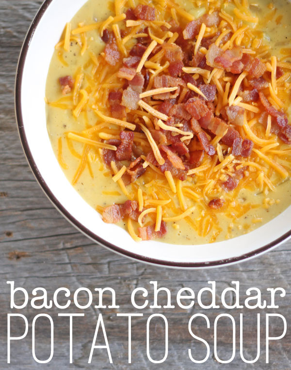 Bacon Cheddar Potato Soup
 Life Family Love 10 Festive Fall Recipes