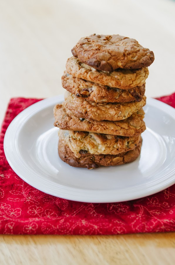 Bacon Chocolate Chip Cookies
 gluten free christmas cookie exchange Sarah Bakes Gluten