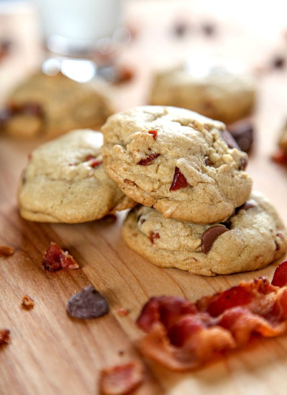 Bacon Chocolate Chip Cookies
 Bacon Chocolate Chip Cookies by IttyBittyBakeShop on Etsy