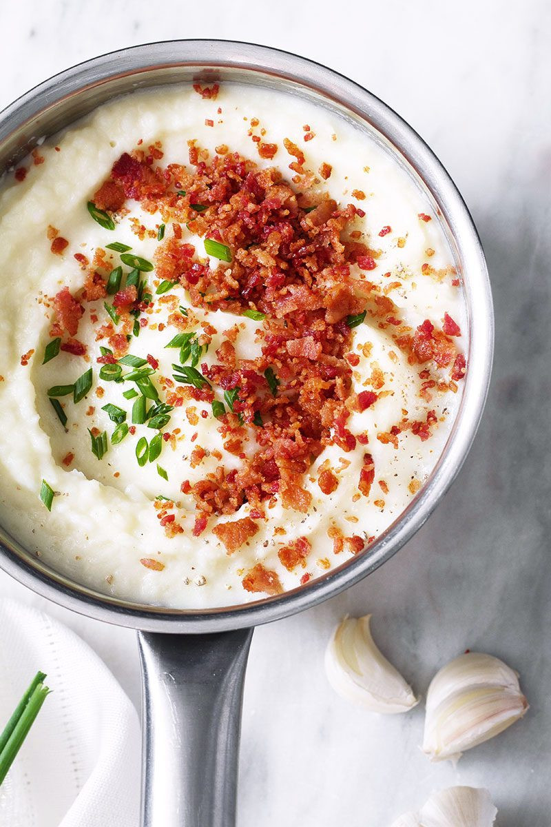 Bacon Mashed Potatoes
 Mashed Potatoes With Bacon And Chives Recipe — Dishmaps