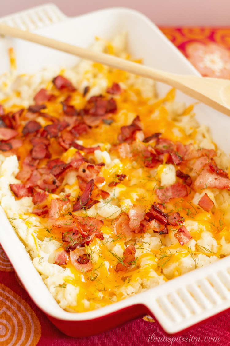 Bacon Mashed Potatoes
 Cheesy Bacon Mashed Potato Casserole Oh My Creative