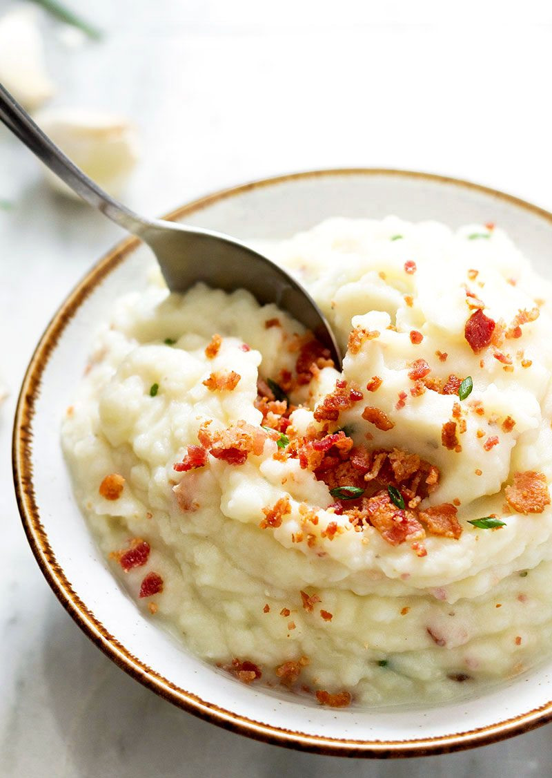 Bacon Mashed Potatoes
 Bacon Garlic Parmesan Mashed Potatoes Recipe — Eatwell101