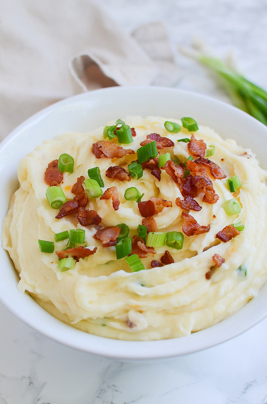 Bacon Mashed Potatoes
 Bacon and Cheddar Mashed Potatoes Fake Ginger