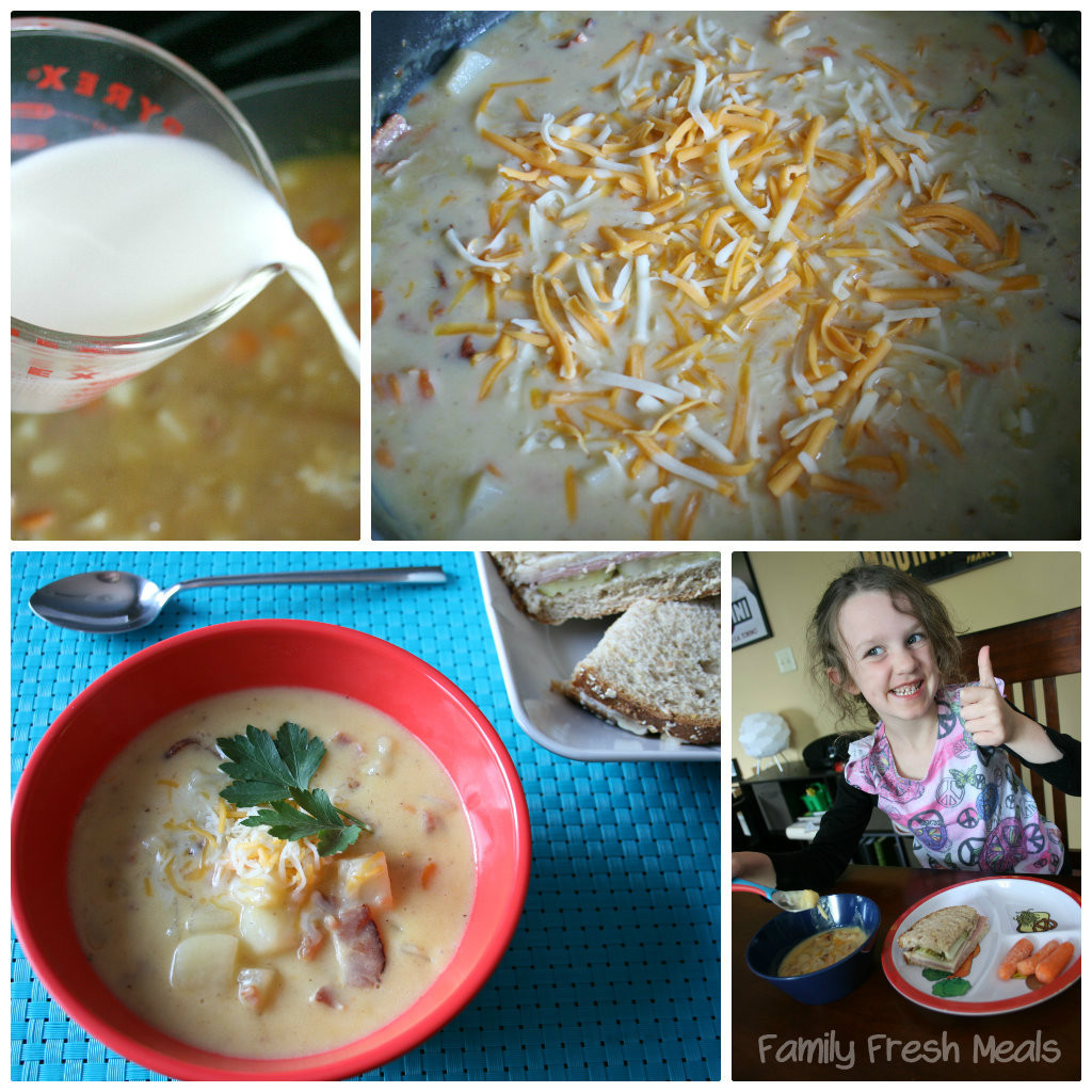 Bacon Potato Soup
 Homemade Cheesy Bacon & Potato Soup Family Fresh Meals