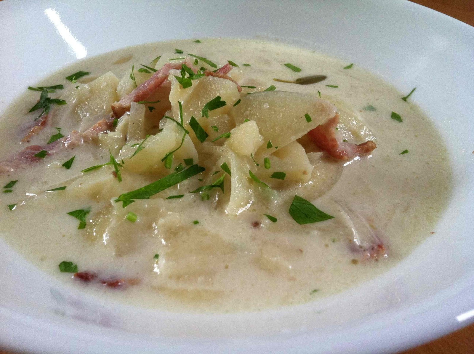 Bacon Potato Soup
 Stoffer Wealth Advisors Potato & ion Soup with Bacon