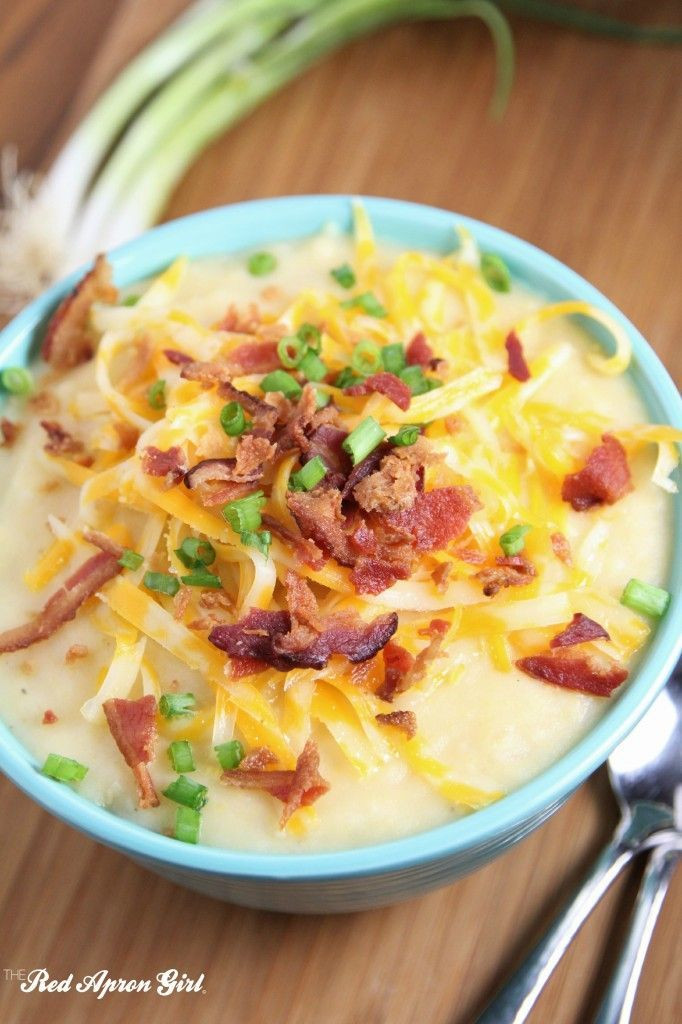 Bacon Potato Soup
 38 best images about potatoes on Pinterest