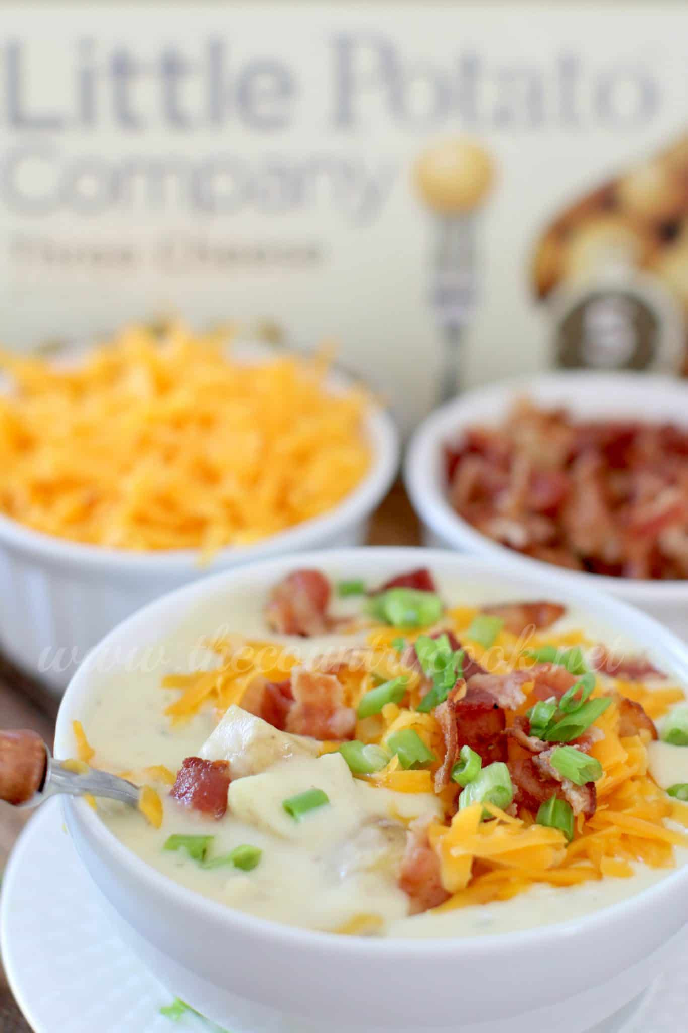 Bacon Potato Soup
 Crockpot Cheddar Bacon Ranch Potato Soup The Country Cook