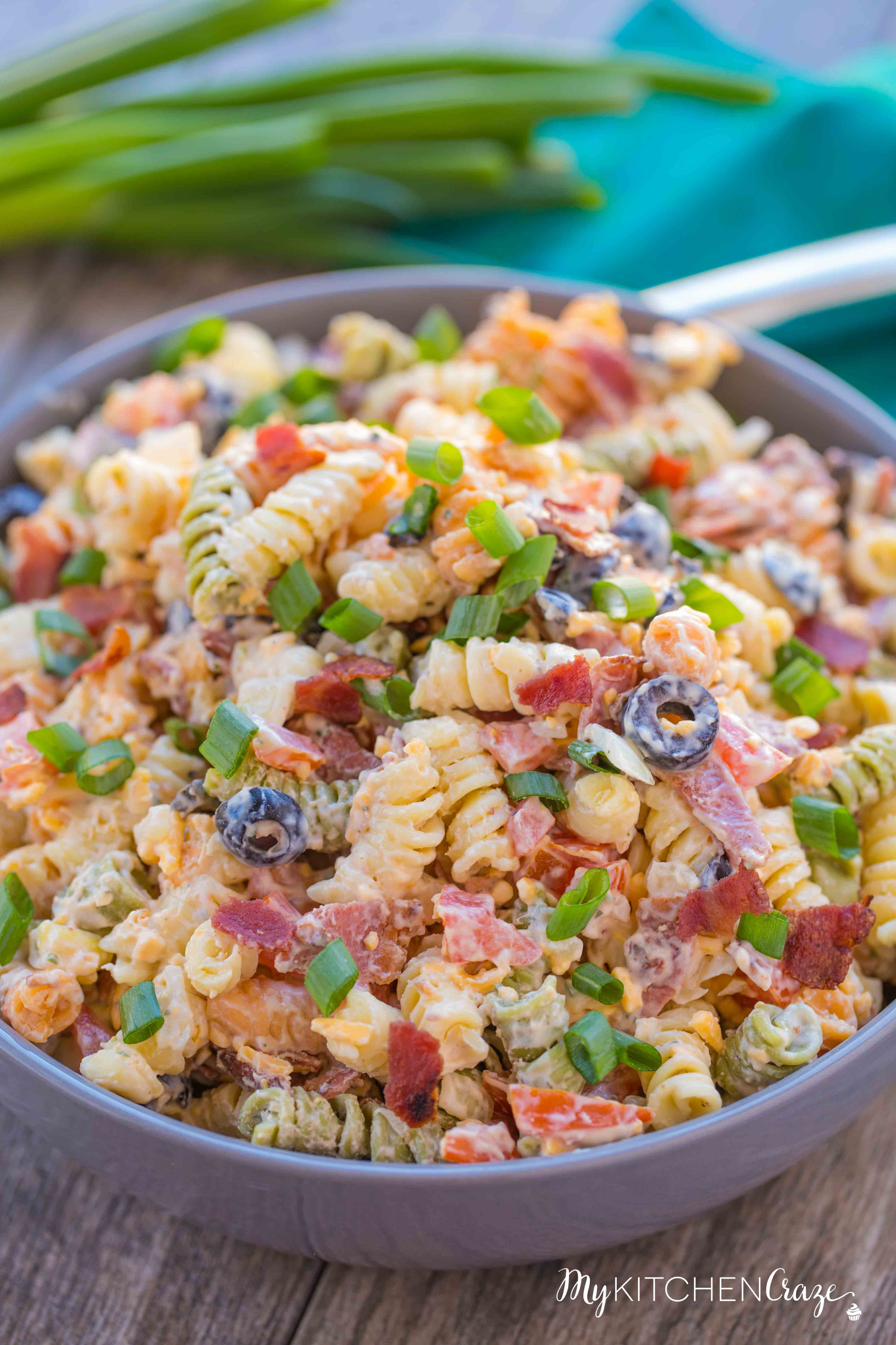 Bacon Ranch Pasta Salad
 Bacon Ranch Pasta Salad My Kitchen Craze