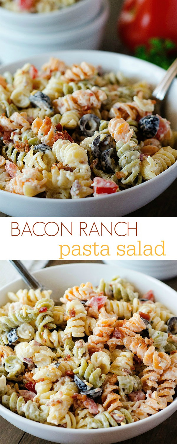 Bacon Ranch Pasta Salad
 Bacon Ranch Pasta Salad Life In The Lofthouse