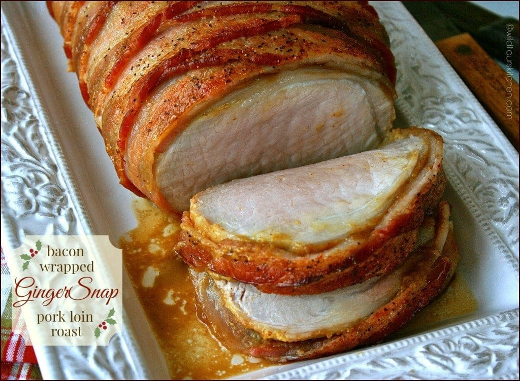 Bacon Wrapped Pork Loin Roast
 Bacon Wrapped Gingersnap Pork Loin Roast Wildflour s