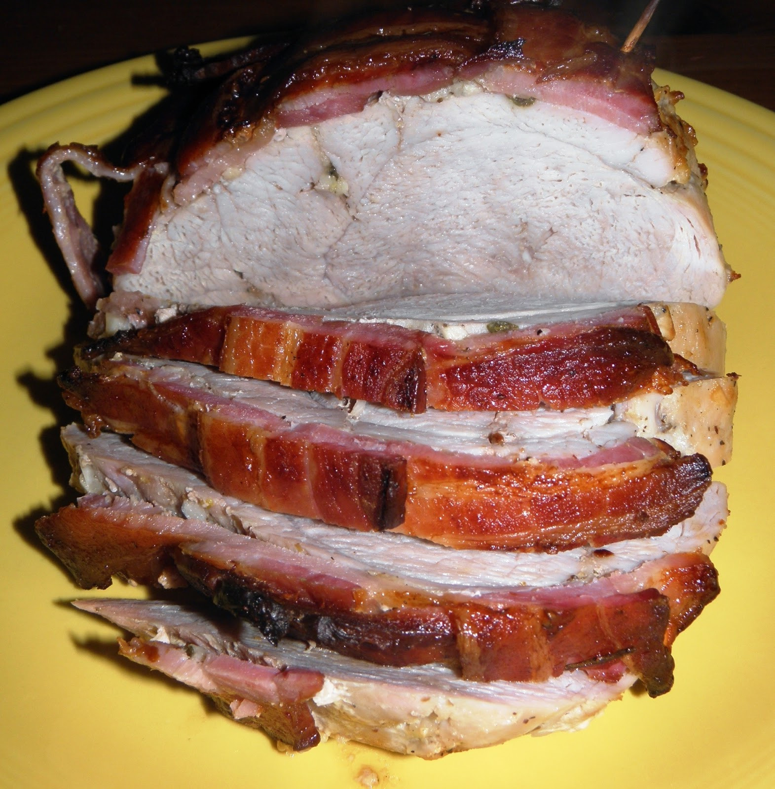 Bacon Wrapped Pork Loin Roast
 Bacon wrapped pork loin roast