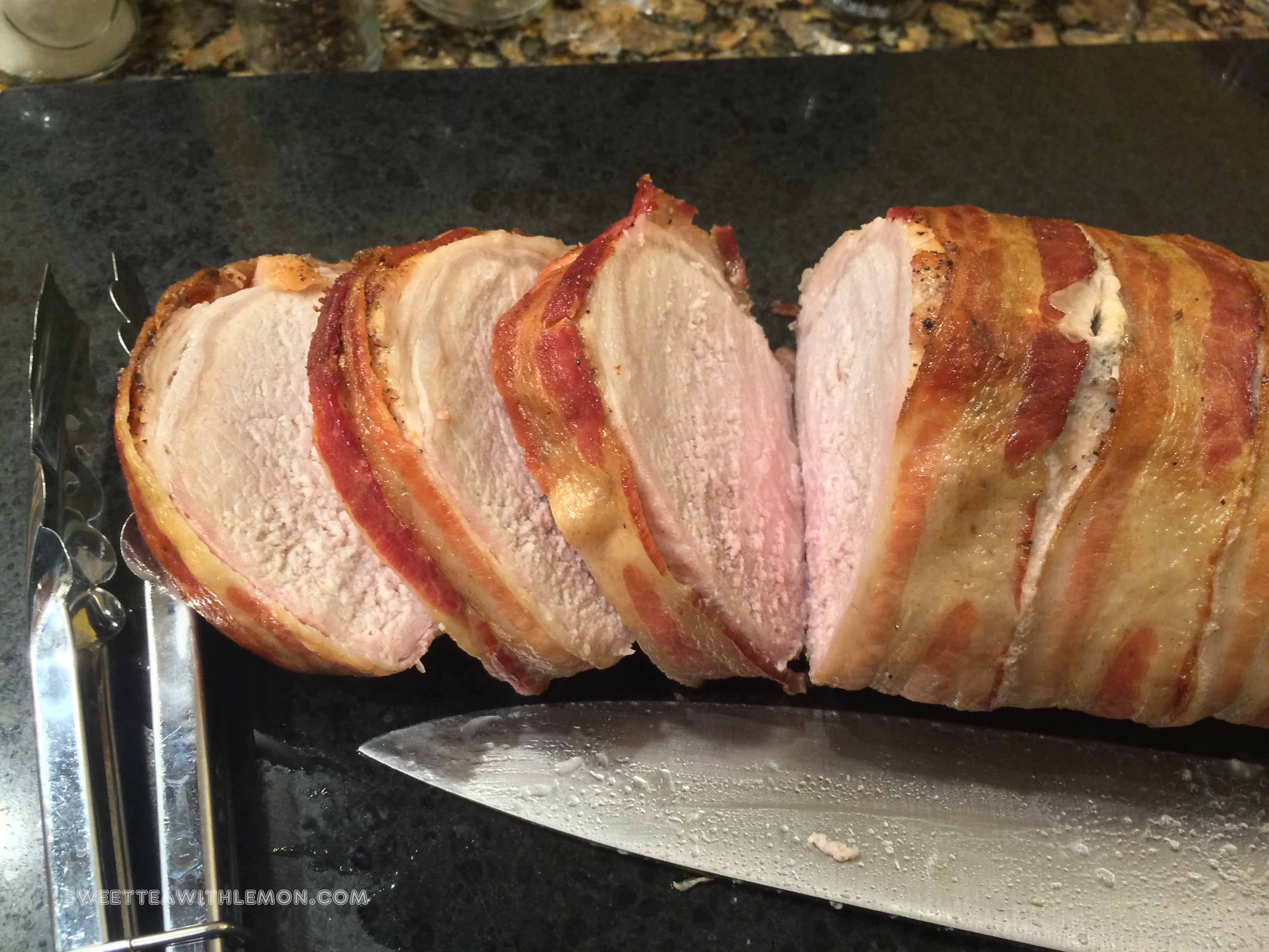 Bacon Wrapped Pork Loin Roast
 Bacon Wrapped Pork Loin – Sweet Tea with Lemon