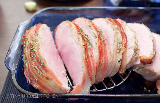 Bacon Wrapped Pork Loin Roast
 Roasted Bacon Wrapped Pork Loin Tiny Urban Kitchen