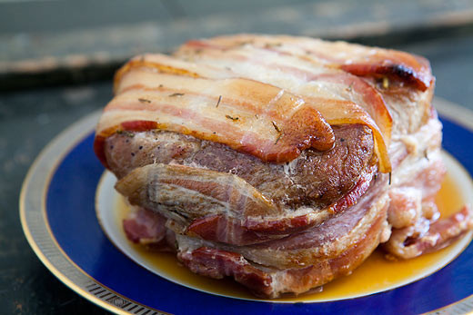 Bacon Wrapped Pork Loin Roast
 Bacon wrapped Pork Roast Recipe