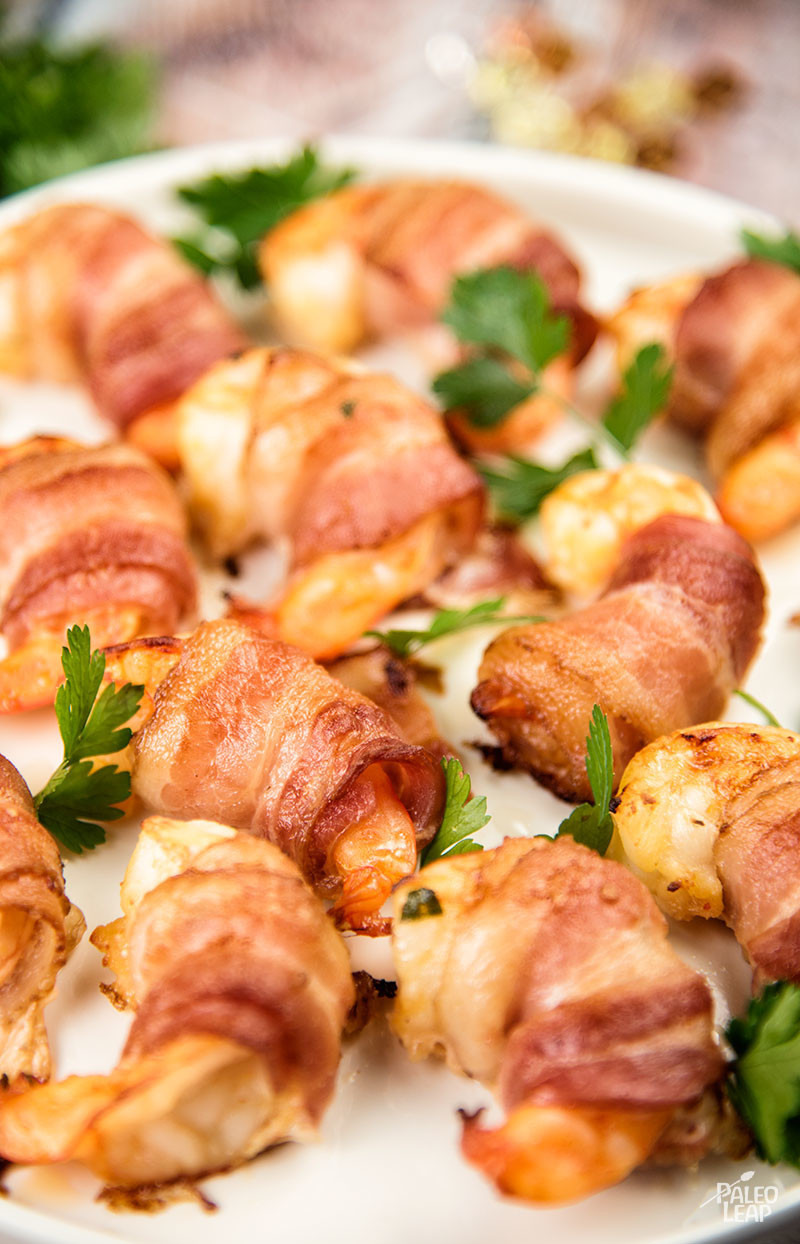 Bacon Wrapped Shrimp Appetizers
 Zesty Marinated Bacon Wrapped Shrimp