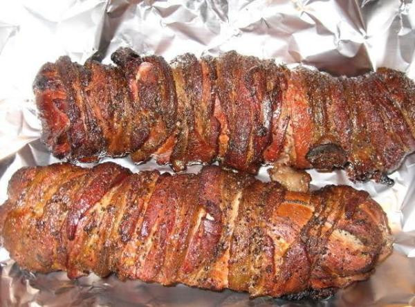 Bacon Wrapped Smoked Pork Loin
 Hickory Smoked Mapleglazed Baconwrapped Loin Recipe