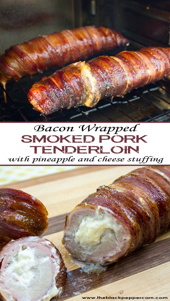 Bacon Wrapped Smoked Pork Loin
 Bacon Wrapped Smoked Pork Tenderloin Stuffed with