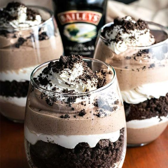 Bailey Irish Cream Dessert Recipes
 Baileys Cookies and Cream Parfaits Recipe Desserts with