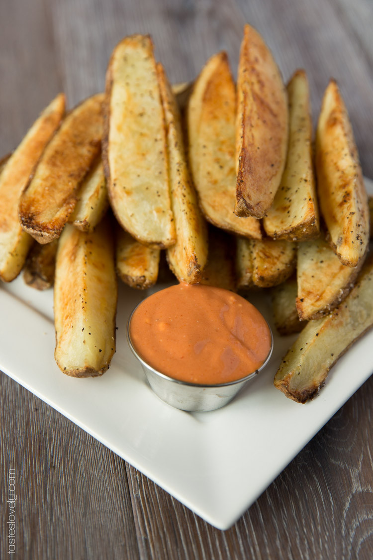 Bake A Potato In The Oven
 Crispy Oven Baked Potato Wedges — Tastes Lovely