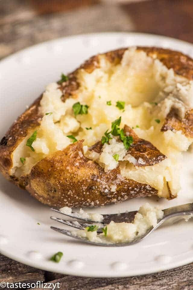 Bake A Potato In The Oven
 Oven Baked Potatoes How to Make Crispy Skin Baked Potatoes