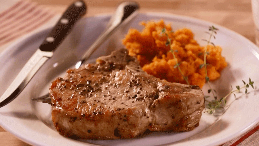 Bake Boneless Pork Chops
 boneless pork loin chops baked