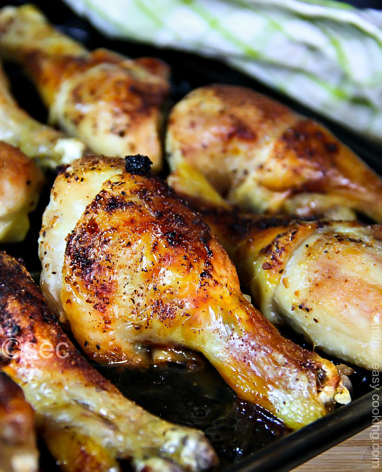 Bake Chicken Legs
 Marinated Baked Chicken Drumsticks video SANDRA S EASY