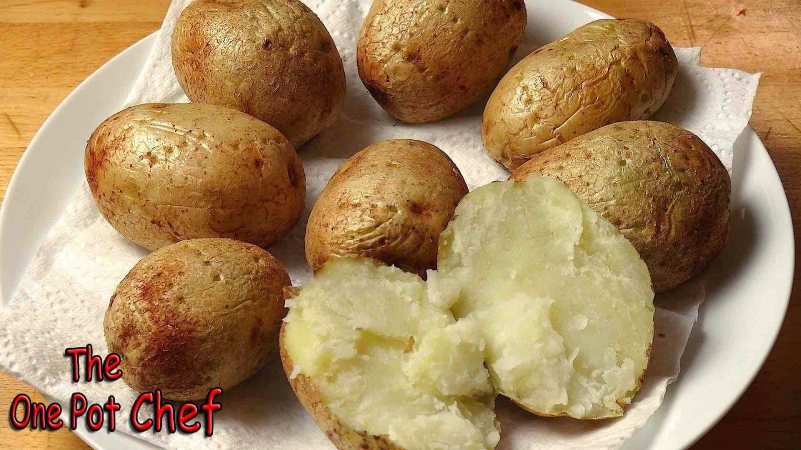 Bake Potato In Microwave
 The e Pot Chef Show Quick Tips Microwave Baked Potatoes