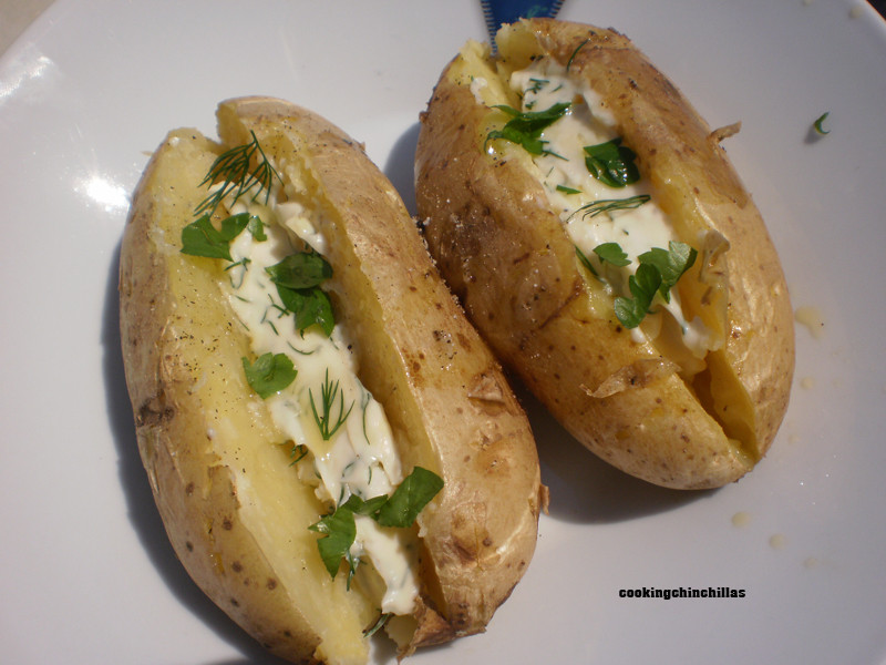 Bake Potato In Microwave
 CookingChinchillas Microwave baked potatoes experiment