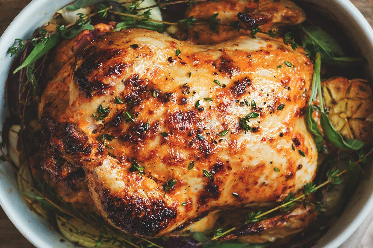 Bake Whole Chicken
 Mayonnaise Roasted Whole Chicken Recipe — Eatwell101