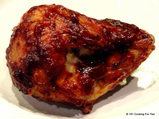 Baked Barbecue Chicken Breast
 Simple Oven Baked BBQ Bone in Skin on Split Chicken