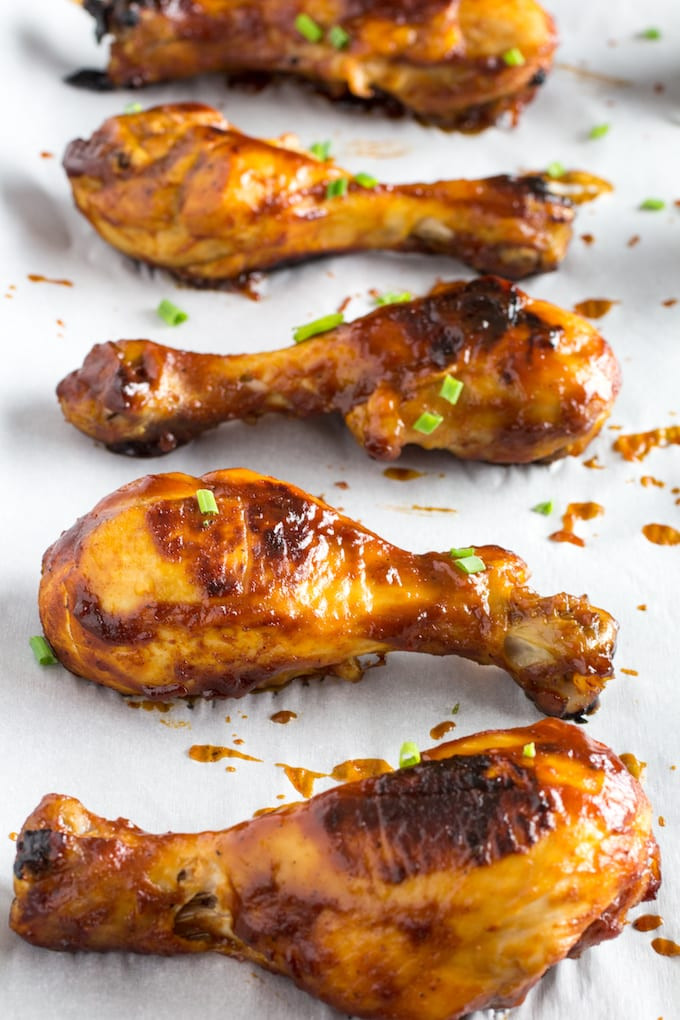 Baked Bbq Chicken Drumsticks
 Baked BBQ Chicken Drumsticks Recipe Dishing Delish