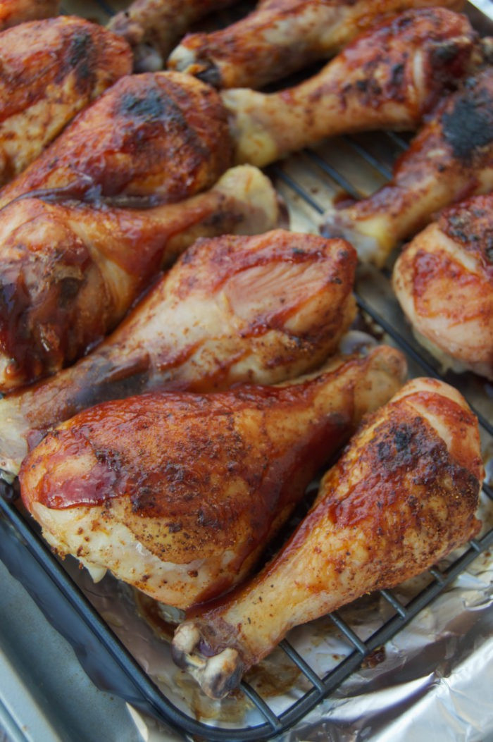 Baked Bbq Chicken Drumsticks
 Baked BBQ Chicken Drumsticks VIDEO  The Diary of a